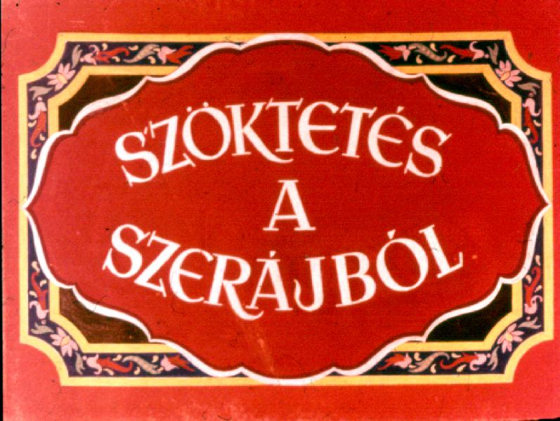 Szöktetés a szerájból 