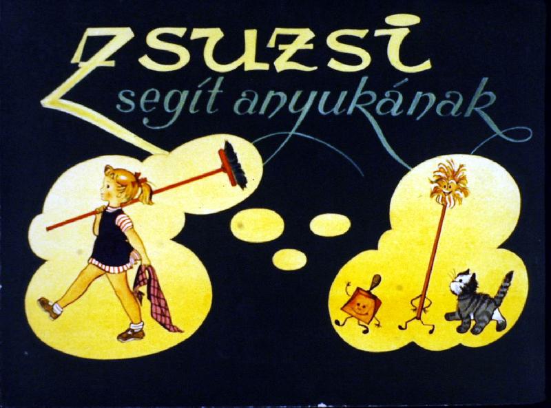 Zsuzsi segít anyukának 