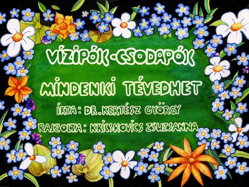 Vízipók-csodapók : Mindenki tévedhet 