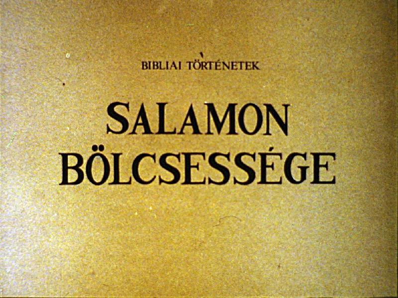 Salamon bölcsessége 