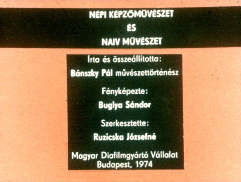 Népi képzőművészet és naiv művészet 