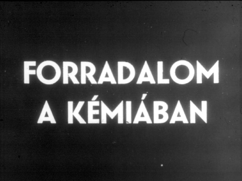 Forradalom a kémiában 