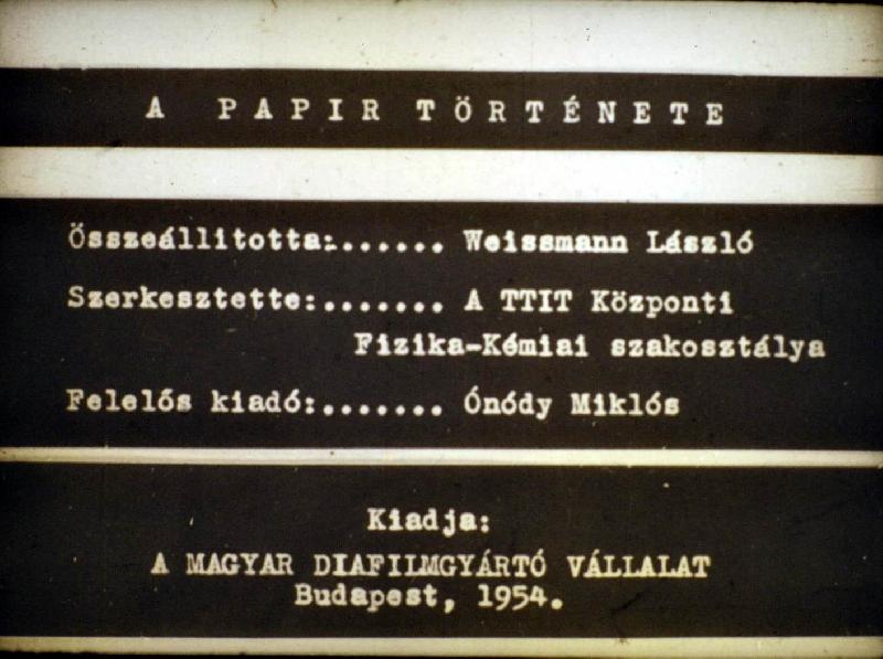 A papír története 