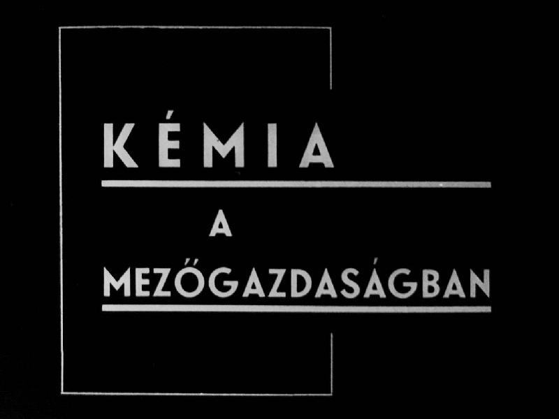Kémia a mezőgazdaságban 