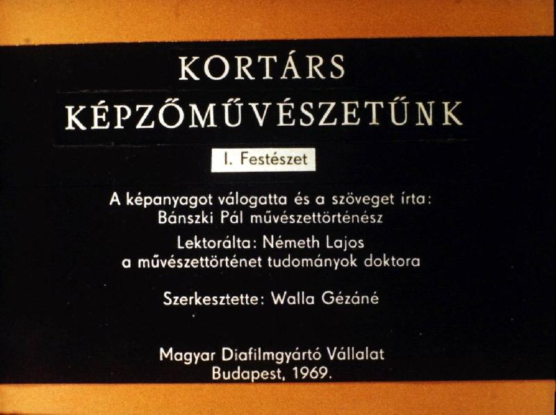 Kortárs képzőművészetünk I-II 
