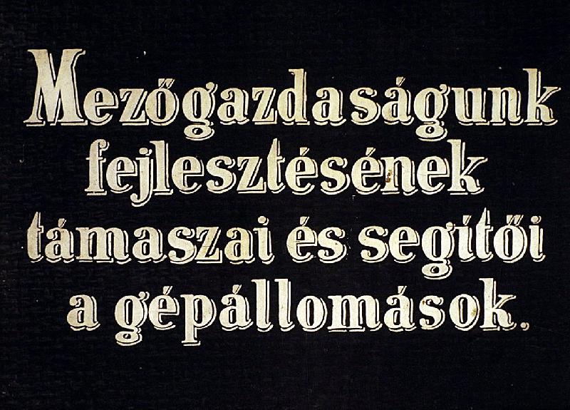 Mezőgazdaságunk fejlesztésének támaszai és segítői a gépállomások 