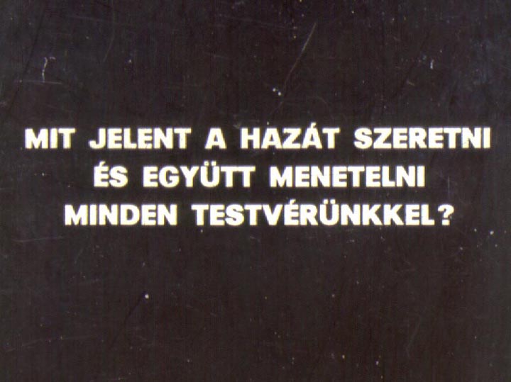Mit jelent a hazát szeretni, és együtt menetelni minden testvérünkkel? 