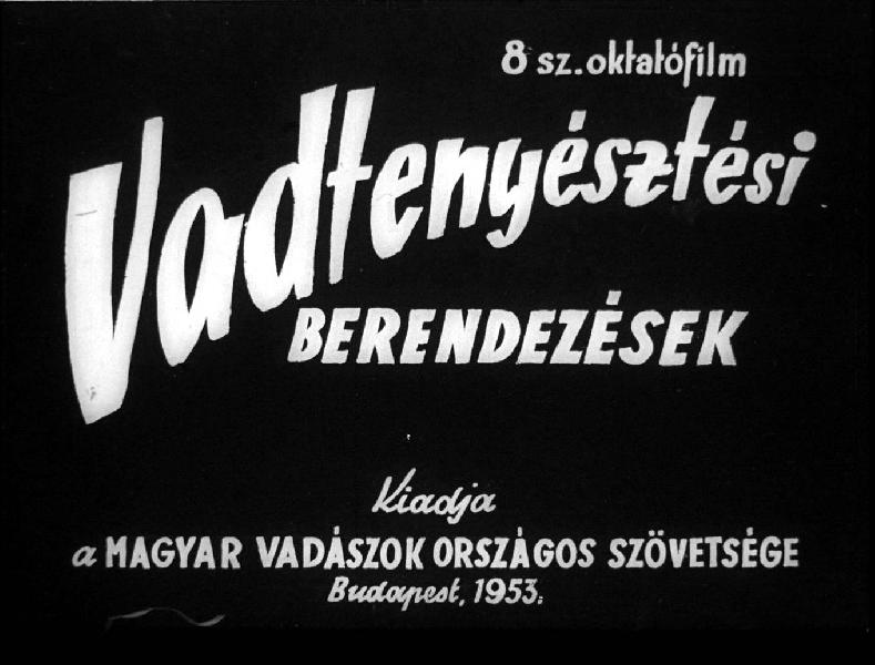 Vadtenyésztési berendezések 