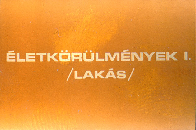 Életkörülmények I. : (Lakás) : Munkánk, eredményeink 8. 1945-1975
