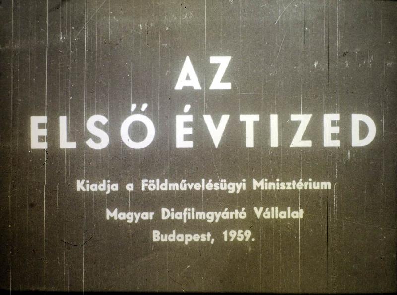 Az első évtized 