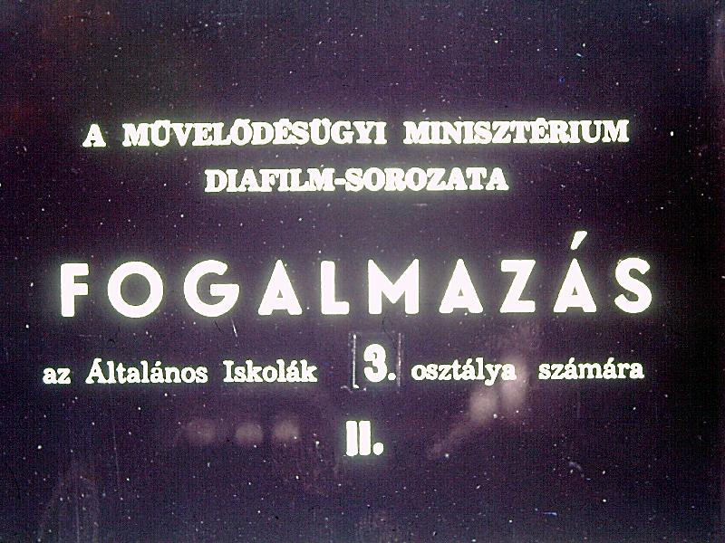 Fogalmazás az általános iskola 3. osztálya számára II. 
