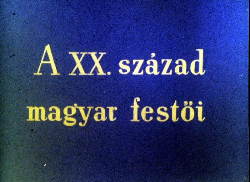 A XX. század magyar festői 