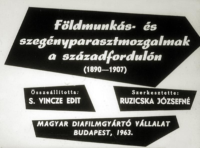 Földmunkás és szegényparasztmozgalmak a századfordulón 