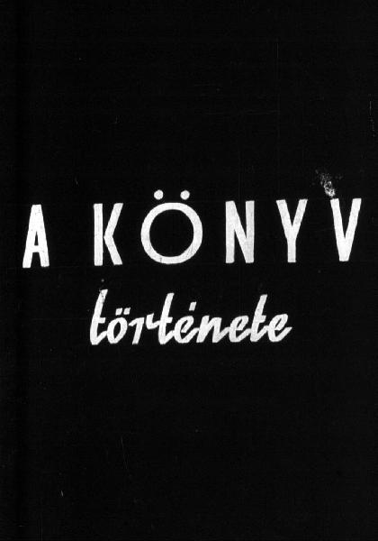 A könyv története