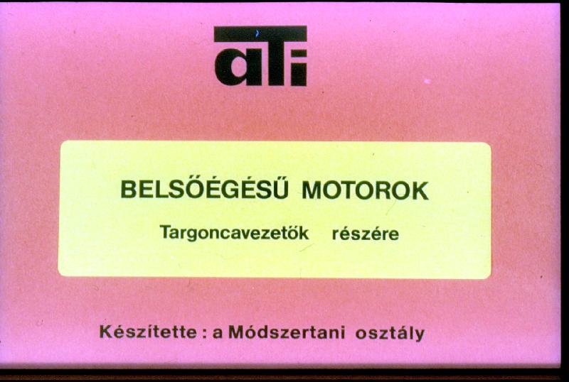 Belsőégésű motorok : Targoncavezetők számára