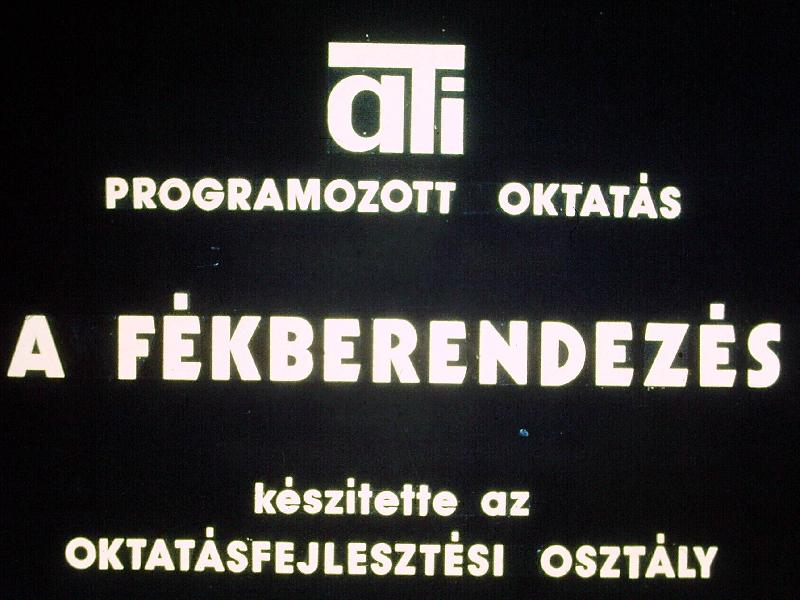 A fékberendezés