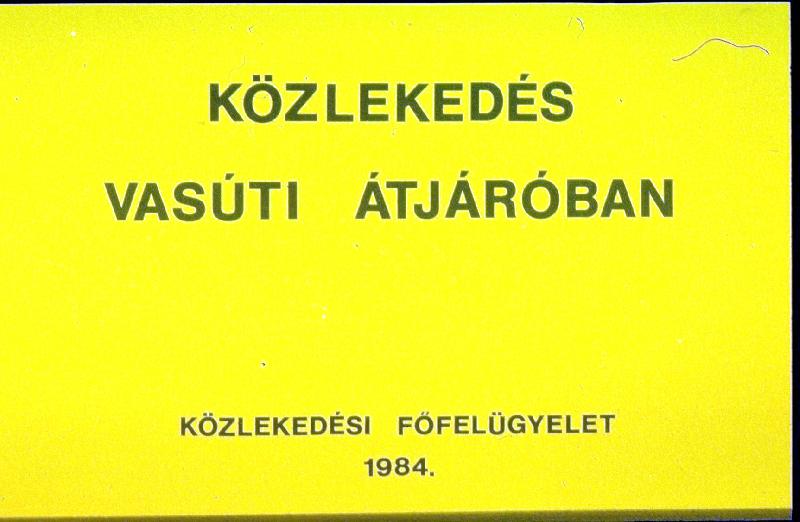 Közlekedés vasúti átjáróban