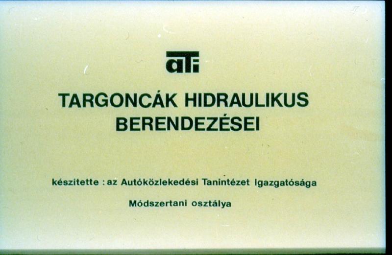 Targoncák hidraulikus berendezései