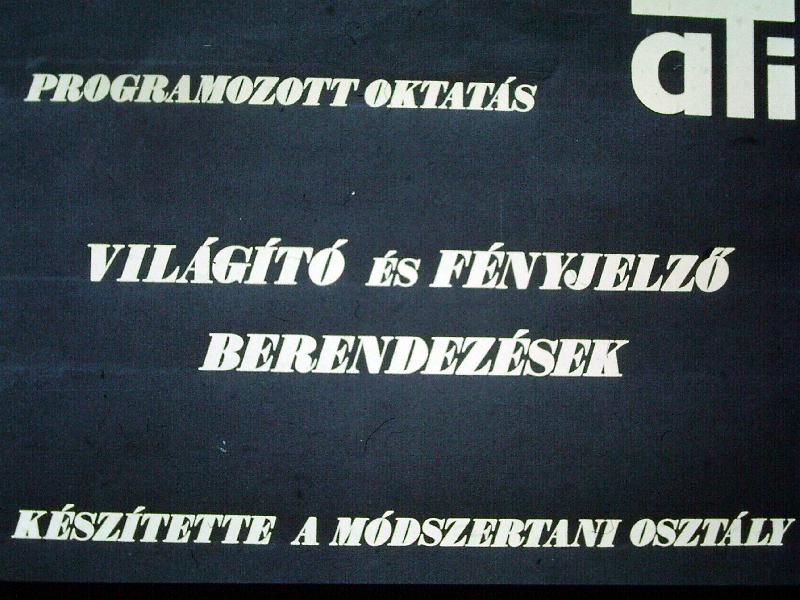 Vilagitó és fényjelző berendezések