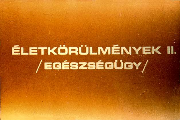 Életkörülmények II. (Egészségügy) : Munkánk, eredményeink 9. 1945-1975