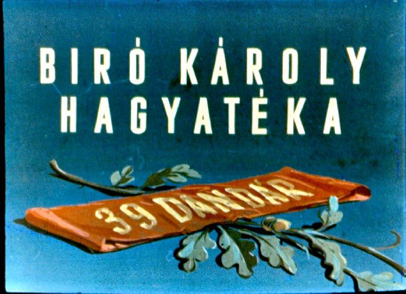 Biró Károly hagyatéka