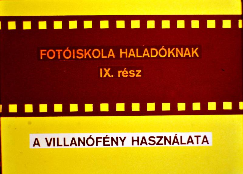 Fotóiskola haladóknak IX. rész : A villanófény használata