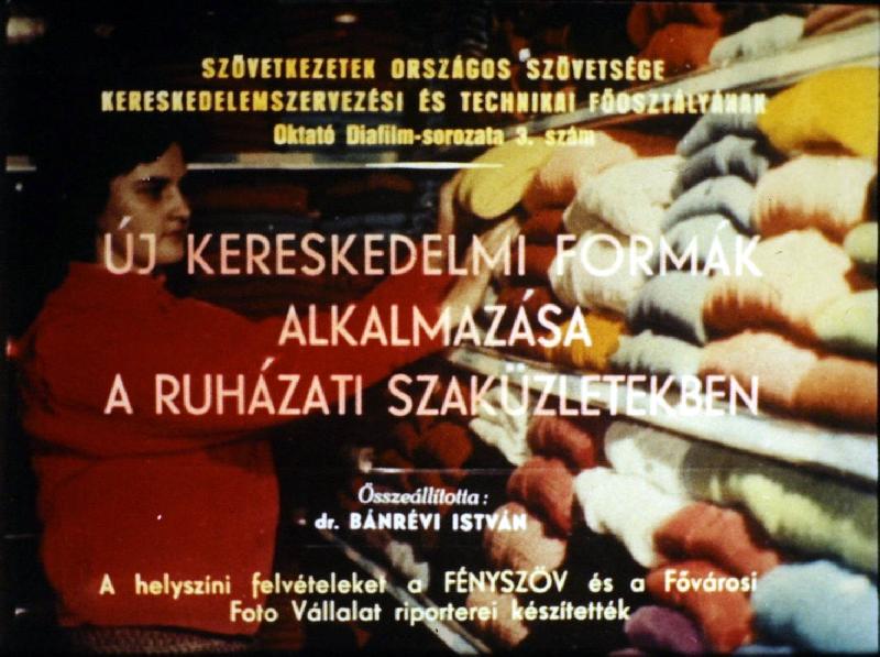 Új kereskedelmi formák alkalmazása a ruházati szaküzletekben
