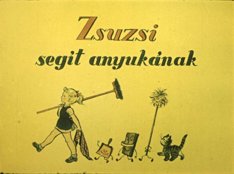 Zsuzsi segít anyukának