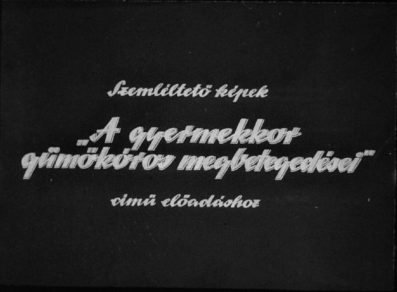 A gyermekkor gümőkóros megbetegedései