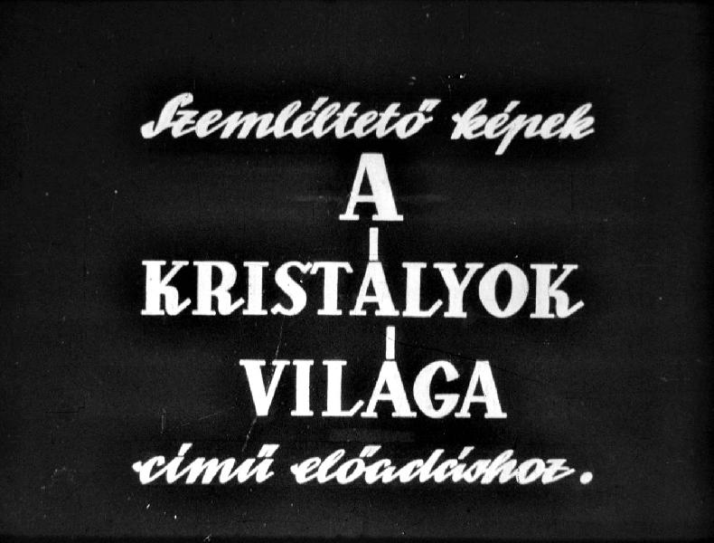 A kristályok világa
