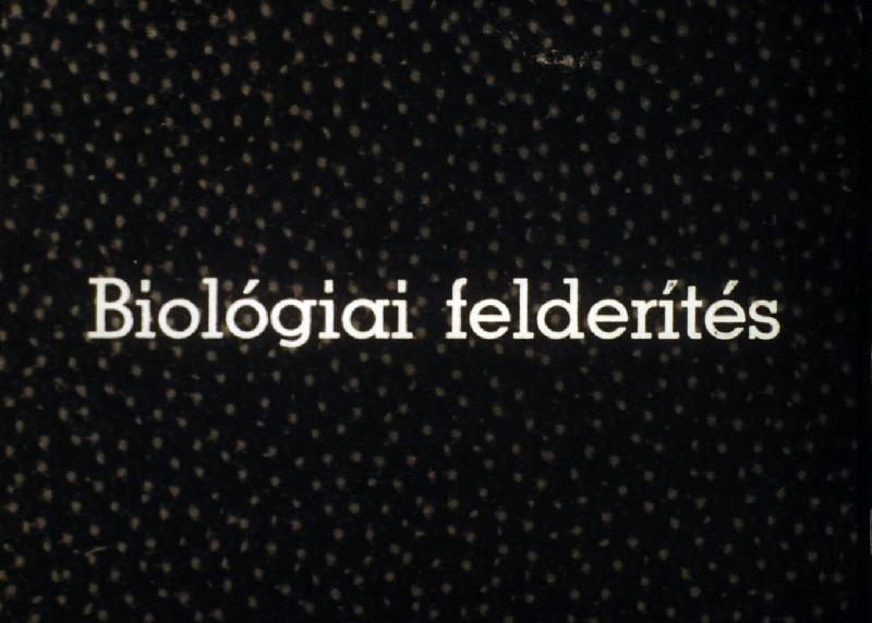 Biológiai felderítés
