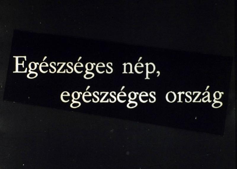 Egészséges nép, egészséges ország