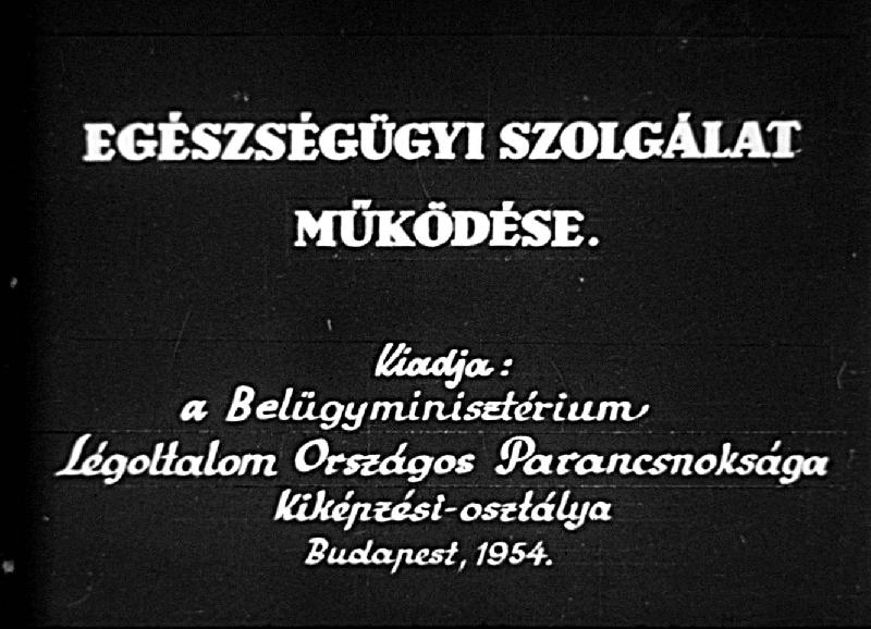Egészségügyi szolgálat működése
