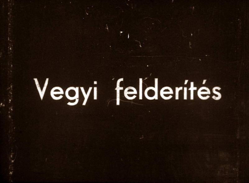 Vegyi felderítés