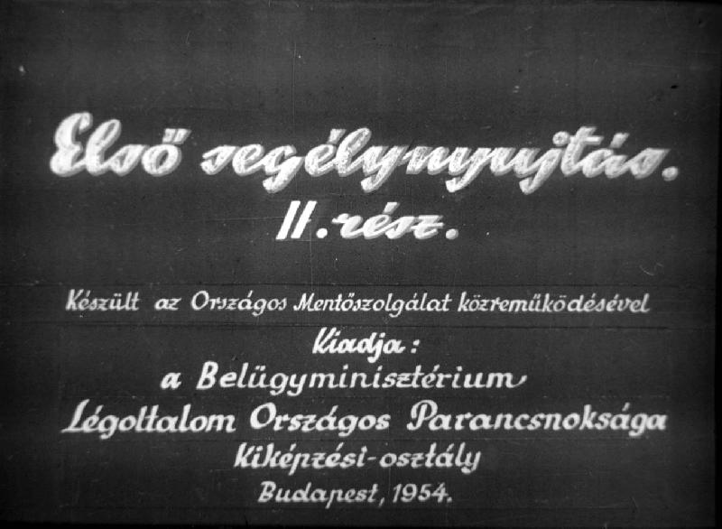Első segélynyújtás : 2. rész