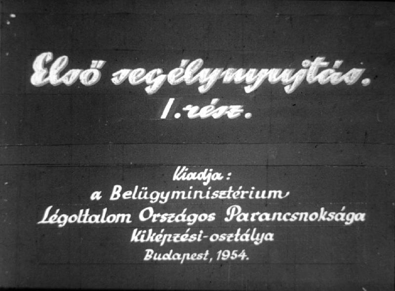 Első segélynyújtás : 1. rész