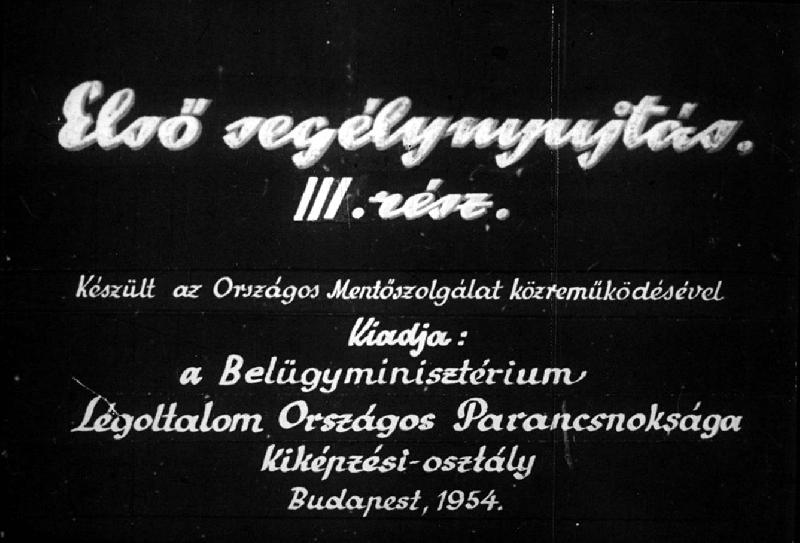 Első segélynyújtás : 3. rész
