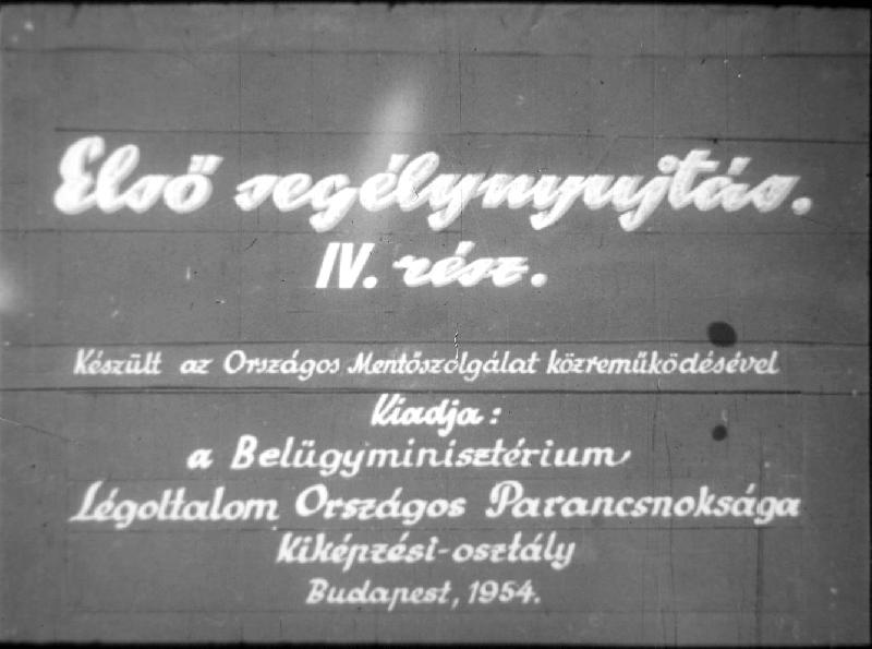 Első segélynyújtás : 4. rész