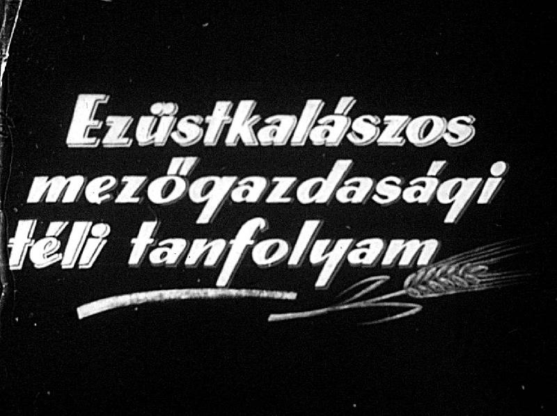 Ezüstkalászos mezőgazdasági téli tanfolyam
