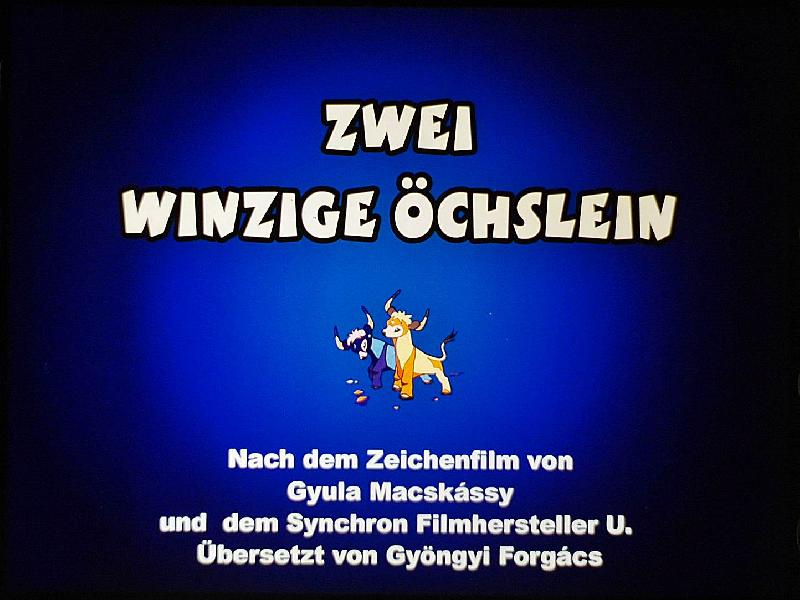 Zwei winzige Öchslein