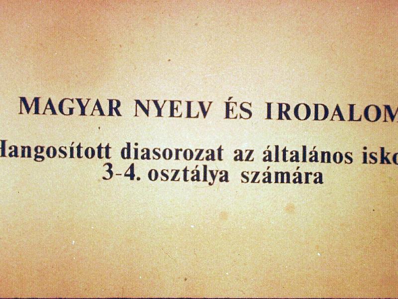 Mondatok a beszédben : Magyar nyelv és irodalom Hangosított diasorozat az általános iskolák 3-4. osztálya számára
