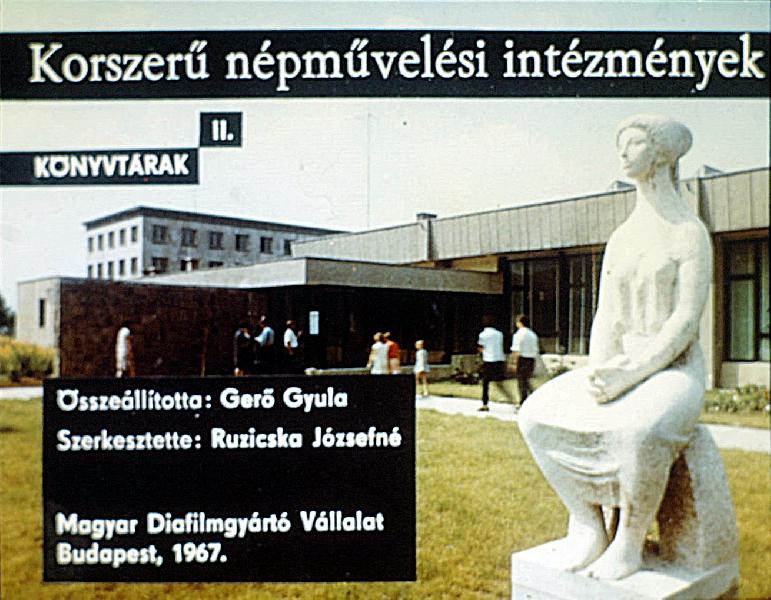Korszerű népművelési intézmények II. : Könyvtárak