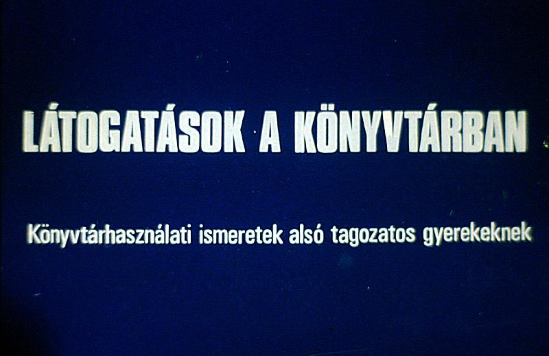 Látogatások a könyvtárban I-II.