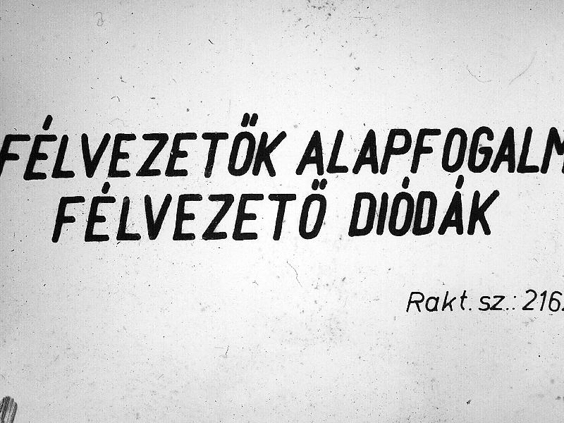 Félvezetők alapfogalmai : Félvezető diódák