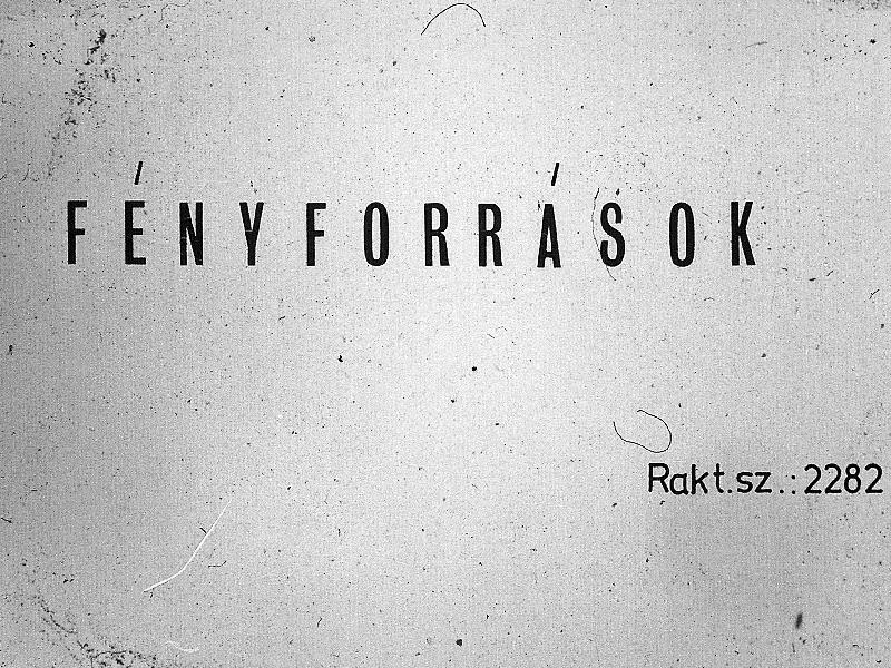 Fényforrások