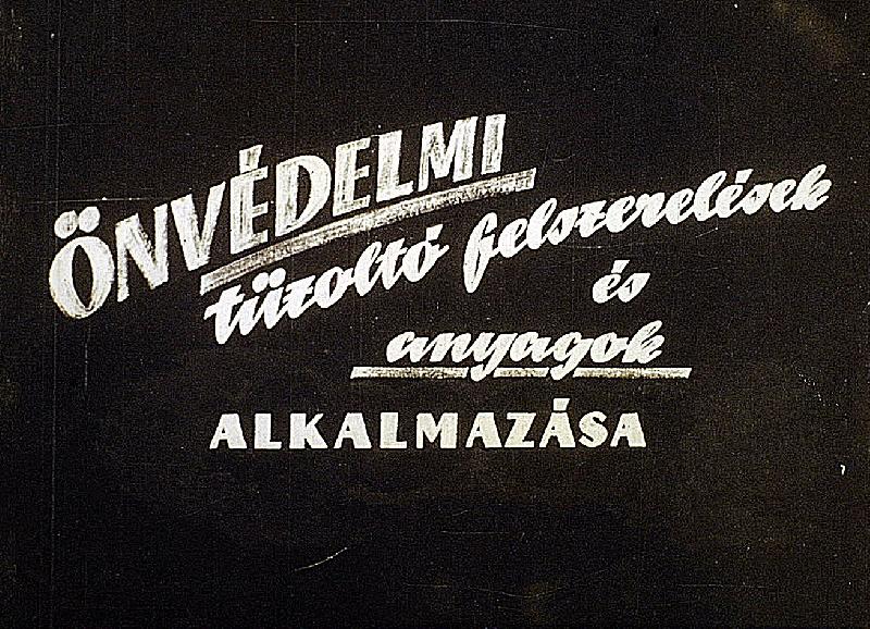 Önvédelmi tűzoltó felszerelések és anyagok alkalmazása