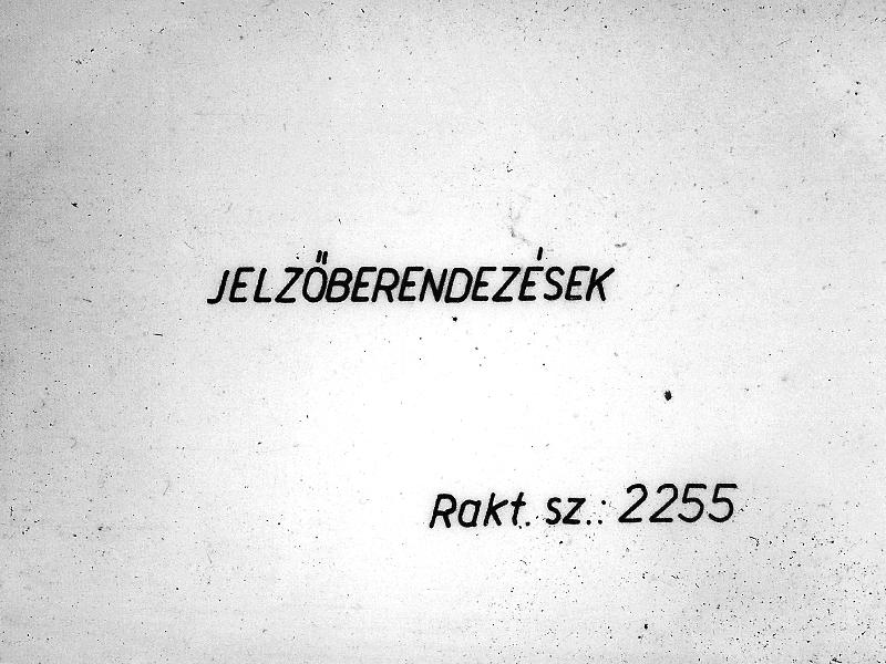 Jelzőberendezések