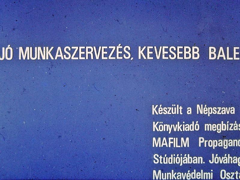 Jó munkaszervezés kevesebb baleset