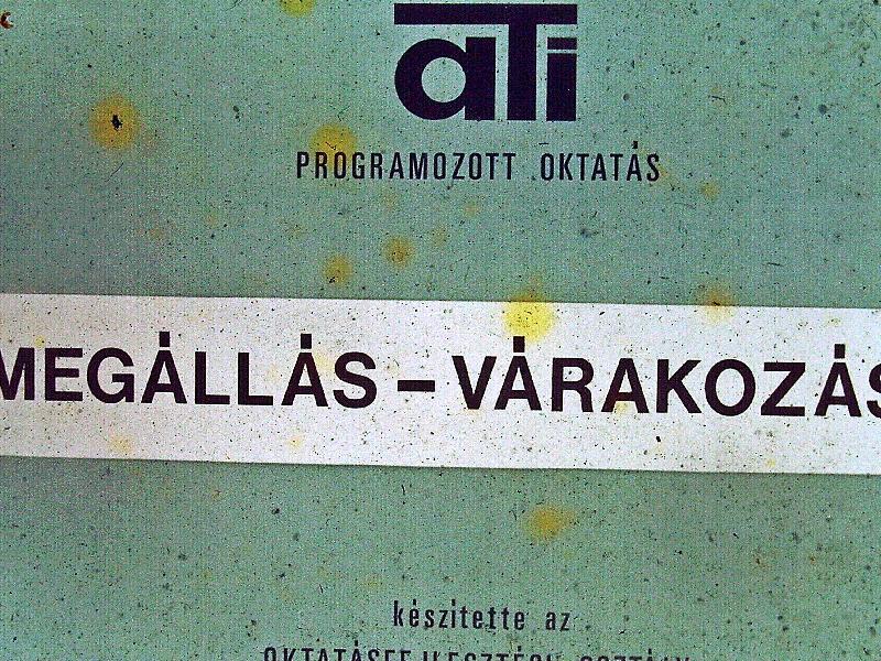 Megállás - várakozás