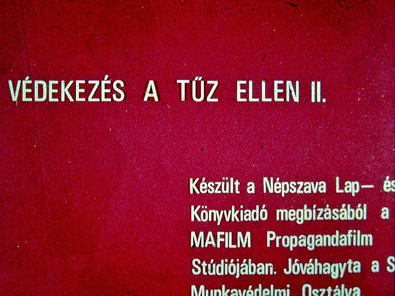 Védekezés a tűz ellen II.